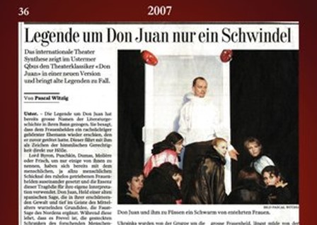 Artikel über das Theaterstück: "Eidechse" von A.Volodin  Russische Internet Magasine Schwingen.net von Marina Ochrimovskaja